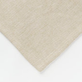 ライトリネンルックリリーズフリースブランケット フリースブランケット (角)