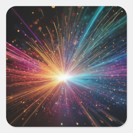 ライトレイステッカー スクエアシール (正面)