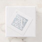 ライトレターAモノグラム結婚の記念日 フェイバータグ (箱)