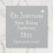 ライトレターAモノグラム結婚の記念日 フェイバータグ (裏面)