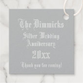 ライトレターDモノグラムシルバー記念日 フェイバータグ (裏面)