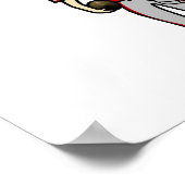 ライトレッドガールズサッカー ポスター (角)