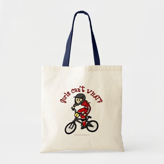 ライトレッドガールズBMX トートバッグ (正面)