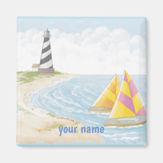 ライトワンライトハウスマグネット マグネット (正面)