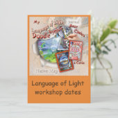 ライトワークショップ言語 招待状 (スタンド正面)