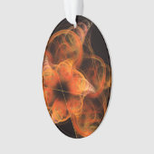 ライトワークス抽象芸術アートアクリルオーバル オーナメント (正面)