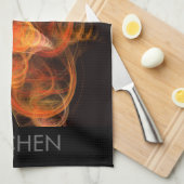 ライトワークス抽象芸術アートキッチンタオル キッチンタオル (四つ折り)