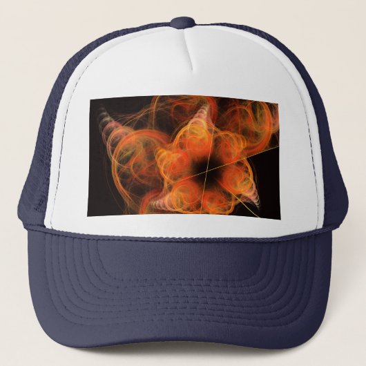 ライトワークス抽象芸術アートハット キャップ (正面)