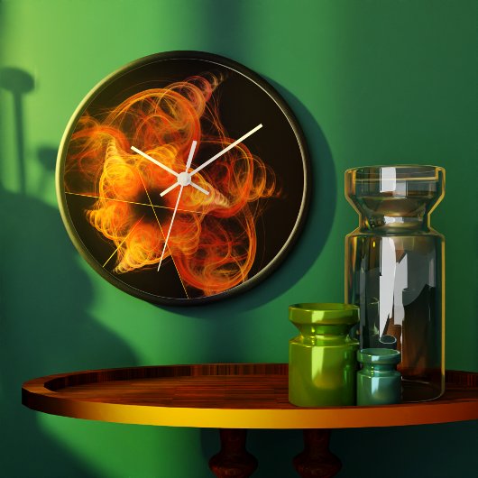 ライトワークス抽象芸術アートラウンド ラージ壁時計