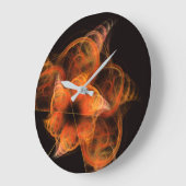 ライトワークス抽象芸術アートラウンド ラージ壁時計 (傾斜)