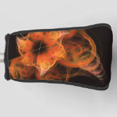 ライトワーク抽象芸術アート ゴルフヘッドカバー (正面)