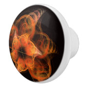 ライトワーク抽象芸術アート セラミックノブ (右)