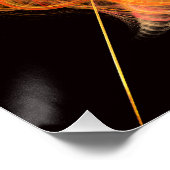 ライトワーク抽象芸術アート ポスター (コーナー)