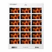 ライトワーク抽象芸術アート ラベル (フルシート)