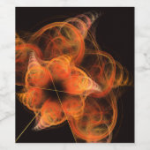 ライトワーク抽象芸術アート ワインラベル (シングルラベル)