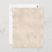 ライトヴィンテージパーチメントアンティーク紙背景 ポストカード (正面/裏面)