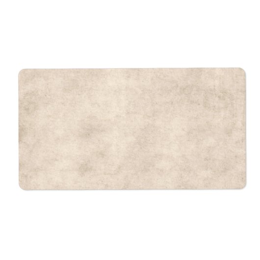 ライトヴィンテージパーチメントアンティーク紙背景 ラベル (正面)