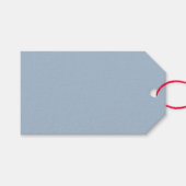 ライトヴィンテージブルーギフトラベル ギフトタグ (正面(横))