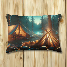 ライト付きキャンプかわいらし場 アクセントクッション