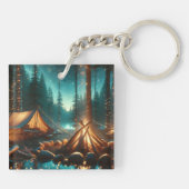 ライト付きキャンプかわいらし場 キーホルダー (裏面)