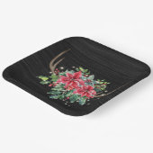 ライト付きクリスマスディアアントラー ペーパープレート (傾斜あり)