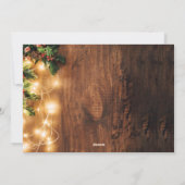 ライト付きクリスマスフォトカード シーズンカード (裏面)