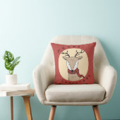 ライト付きスカーフのメリークリスマストナカイ クッション (椅子)