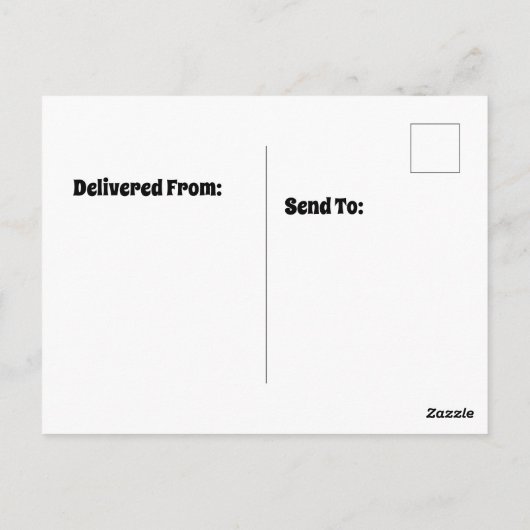 ライト付きツリーハウス ポストカード (裏面)