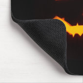 ライト付きハロウィーンのカボチャのちょうちん マウスパッド (コーナー)