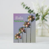 ライト付きパームツリーズメレカリキマカ シーズンポストカード (スタンド正面)