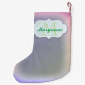 ライト付きパームツリーズメレカリキマカ スモールクリスマスストッキング (裏面)