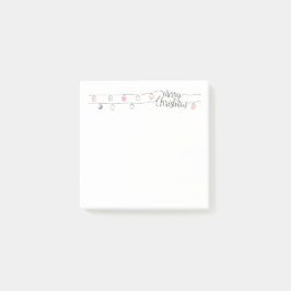 ライト付きメリークリスマスノート ポストイット