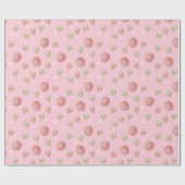 ライト付き豪華な3Dバルーンきらめく ラッピングペーパー (フラット)