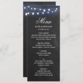 ライト付き黒板メニューカード メニュー (正面/裏面)