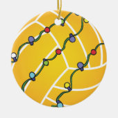 ライト休日Oranamentの水球の球 セラミックオーナメント (正面)