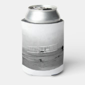 ライト兄弟が最初の動力飛行 缶クーラー (缶裏面)