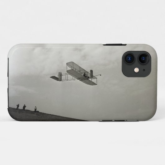 ライト兄弟のグライダー試験飛行航空 Case-Mate iPhoneケース (裏面(横))