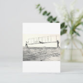 ライト兄弟のグライダー試験 ポストカード (スタンド正面)