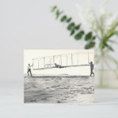 ライト兄弟のグライダー試験 ポストカード (スタンド正面)