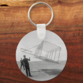 ライト兄弟の試験飛行 キーホルダー (正面)