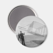 ライト兄弟の試験飛行 マグネット (正面/裏面)