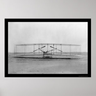 ライト兄弟の飛行機のクローズアップ1911 ポスター