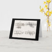 ライト兄弟の飛行機のパテントは1908年を計画します カード (黄色い花)