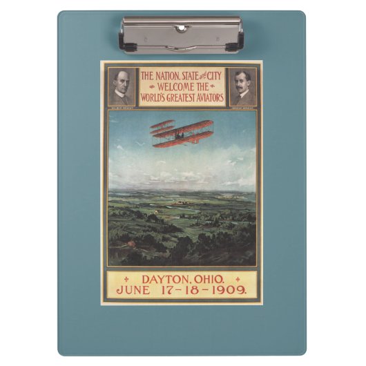 ライト兄弟の飛行機 クリップボード (正面)