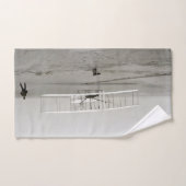 ライト兄弟フライヤー第1飛行機航空便 バスタオルセット (ハンドタオル)