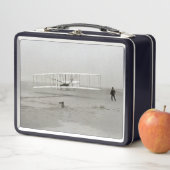 ライト兄弟フライヤー第1飛行機航空便 メタルランチボックス (インサイチュ)