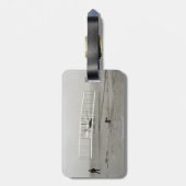 ライト兄弟フライヤー第1飛行機航空便 ラゲッジタグ (裏面縦)