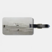 ライト兄弟フライヤー第1飛行機航空便 ラゲッジタグ (裏面横)