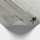 ライト兄弟フライヤー第1飛行機航空便 ラッピングペーパー (角)