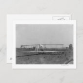 ライト兄弟飛行機クローズアップビュー ポストカード (正面/裏面)